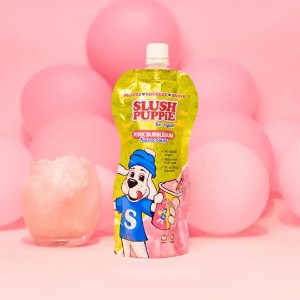75% Off The Original Slush Puppie Pink Bubblegum Flavour Slushy Pouches
